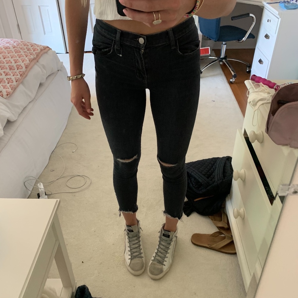 J Brand ripped jeans